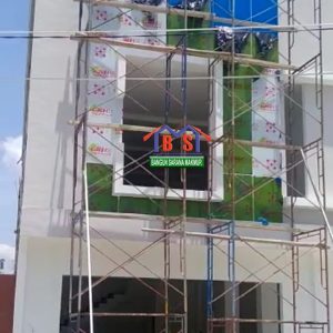 contoh desain tampak depan toko dengan ACP